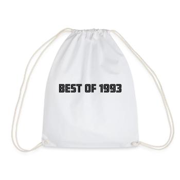 Best of 1993 - 30 Birthday Retro Gift Idea - Drawstring Bag - white - Front