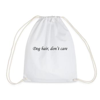 Dog Hund - Drawstring Bag - white - Front