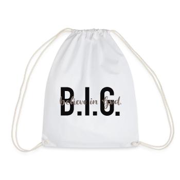 B.I.G. - Croire en Dieu. - Sac de sport léger - blanc - Devant