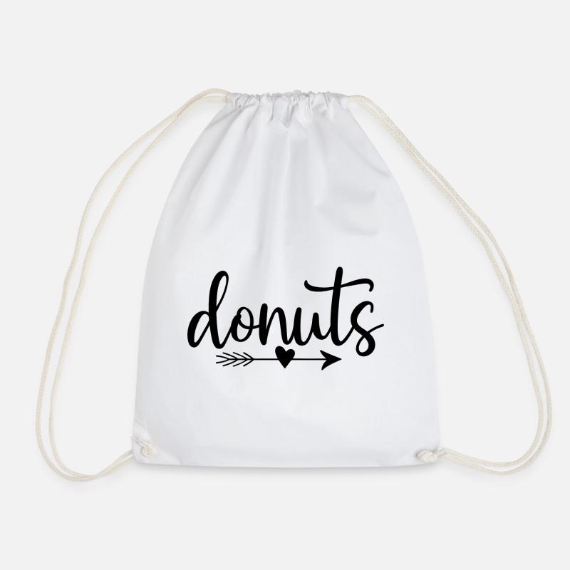 Donuts - Turnbeutel - Weiß
