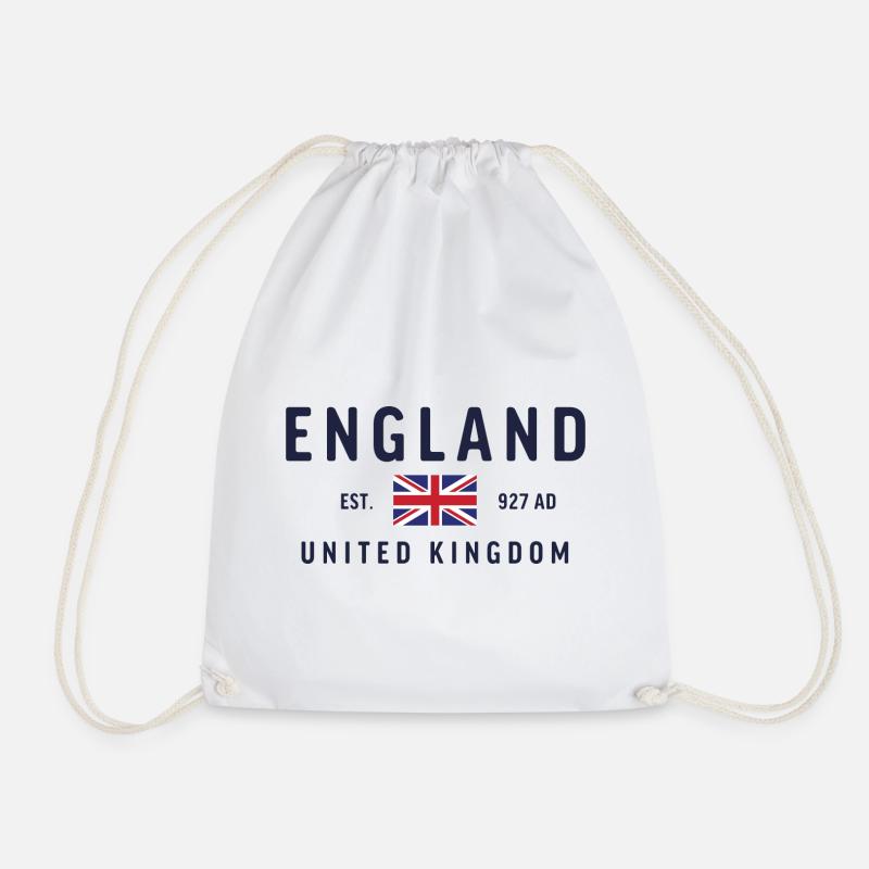 England Est 927 AD Classic - Drawstring Bag - white