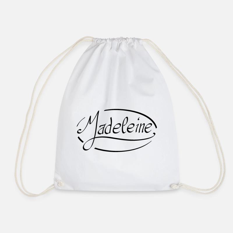 Madeleine - Drawstring Bag - white