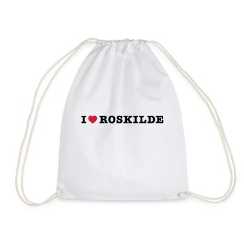 mp_i_love_roskilde - Turnbeutel - Weiß - Vorne