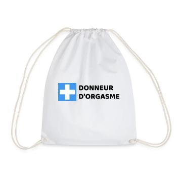 donneur d’orgasme. american pie stifler humour - Sac de sport léger - blanc - Devant