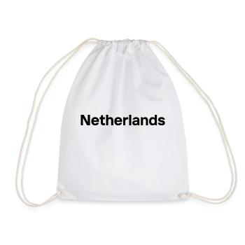 Niederlande - Turnbeutel - Weiß - Vorne