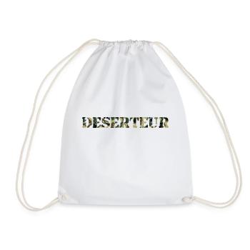 Deserteur - Turnbeutel - Weiß - Vorne