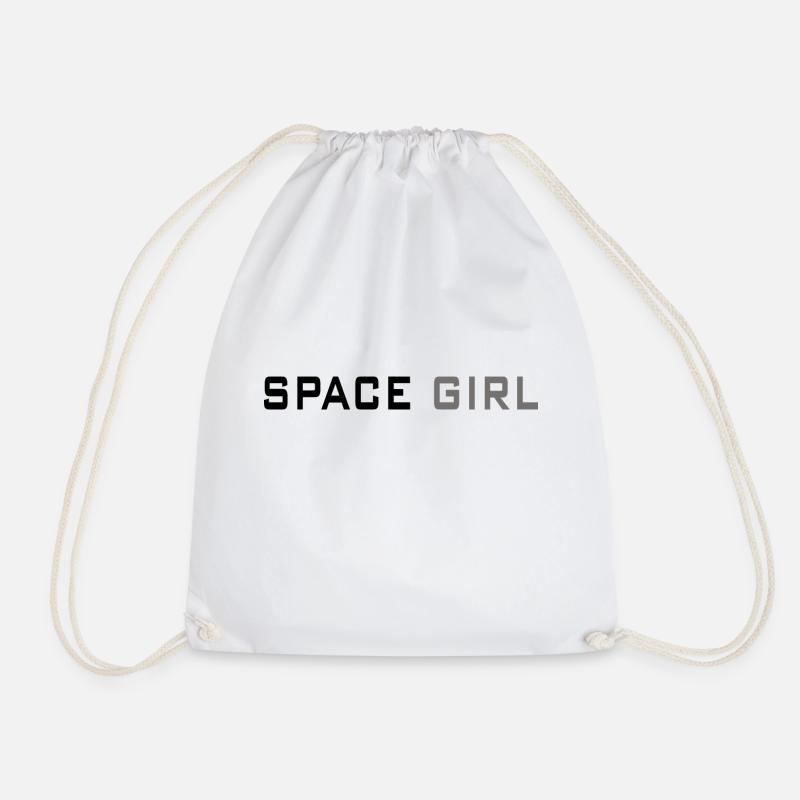 Space girl - Turnbeutel - Weiß