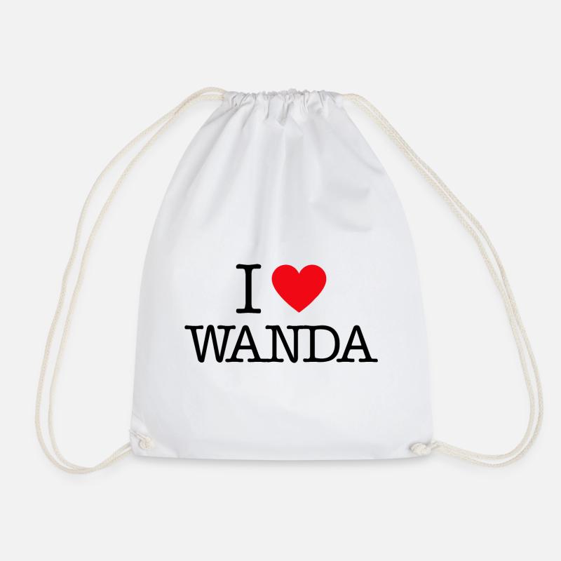 Ich liebe WANDA - Turnbeutel - Weiß