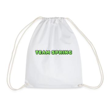 TEAM FRÜHLING - Turnbeutel - Weiß - Vorne