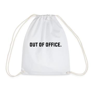 Funny Saying Picture Funny Humor Gift Idea - Drawstring Bag - white - Front