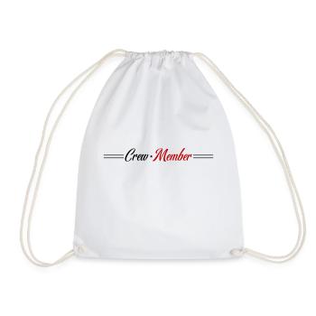 Crew Member - Drawstring Bag - white - Front
