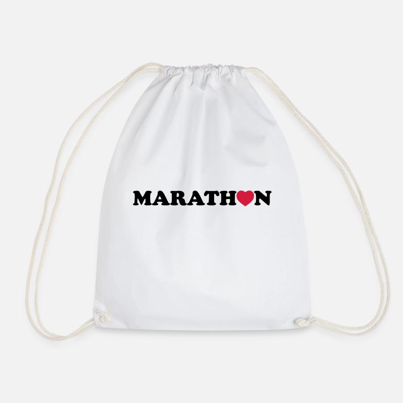 marathon - Turnbeutel - Weiß