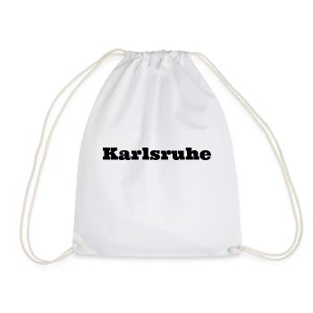 Karlsruhe Idée cadeau Cadeau Ma ville - Sac de sport léger - blanc - Devant