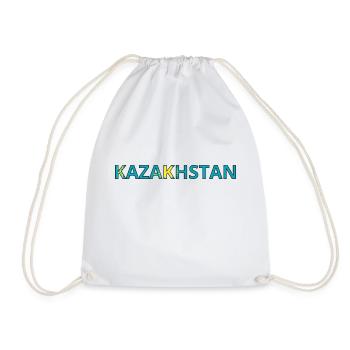Drapeau Kazakhstan - Sac de sport léger - blanc - Devant