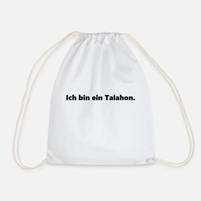 Ich bin ein Talahon - Turnbeutel - Weiß
