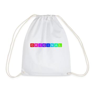 Original - Drawstring Bag - white - Front