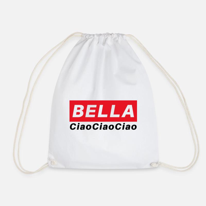 Bella, ciao ciao ciao - Turnbeutel - Weiß