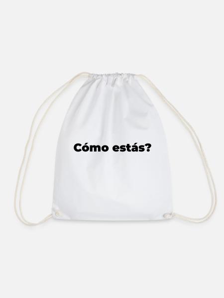 como estas - Turnbeutel - Weiß