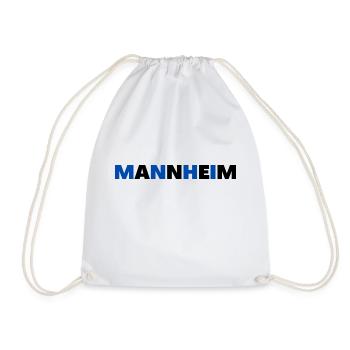 Mannheim - Turnbeutel - Weiß - Vorne