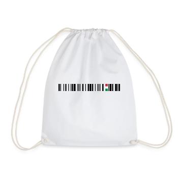 Italia - Drawstring Bag - white - Front