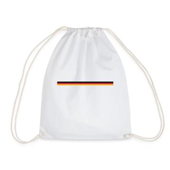 noir rouge or - Sac de sport léger - blanc - Devant