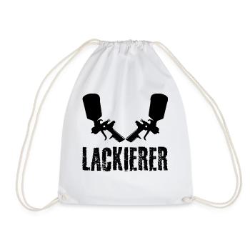 Lackierer - Turnbeutel - Weiß - Vorne