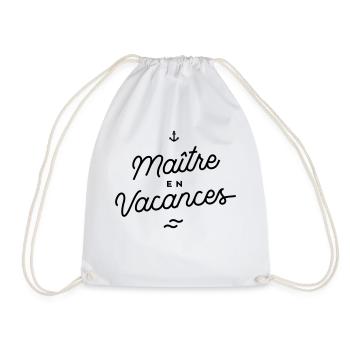 Maître en vacances - Sac de sport léger - blanc - Devant