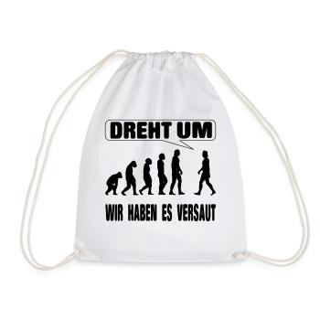 Evolution - Nous avons tout raté - Sac de sport léger - blanc - Devant