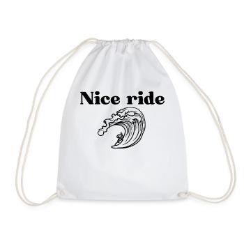 nice ride surf - Sac de sport léger - blanc - Devant