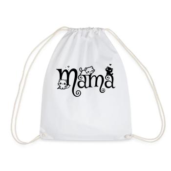 Maman Chat Maman Chaton - Sac de sport léger - blanc - Devant
