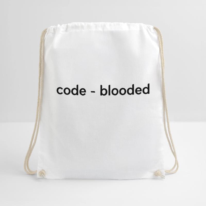Code Blooded Programming Software Developer Admin Turnbeutel