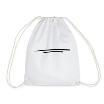 Arrow Symbol 10 Artboard 10 - Drawstring Bag - white - Front