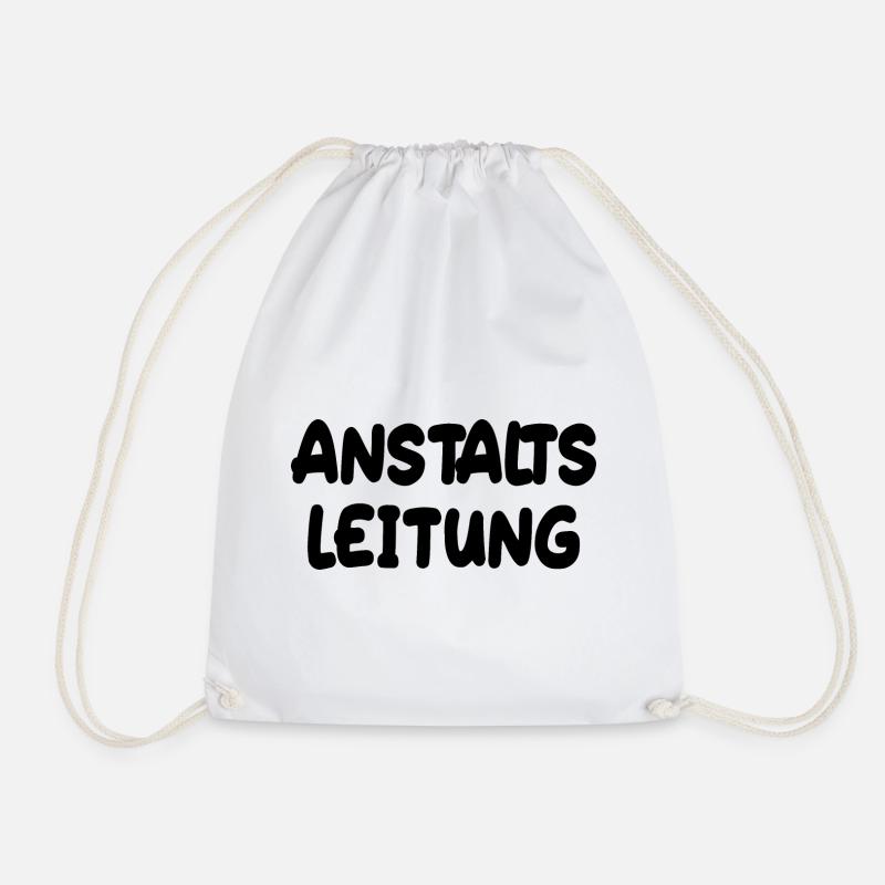 Anstalts Leitung - Turnbeutel - Weiß