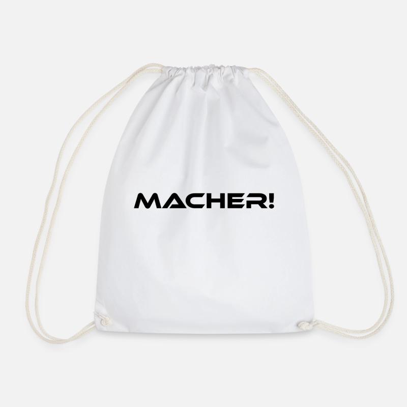 Macher! - Turnbeutel - Weiß