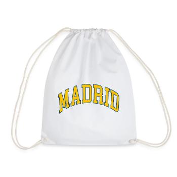 Madrid - Drawstring Bag - white - Front