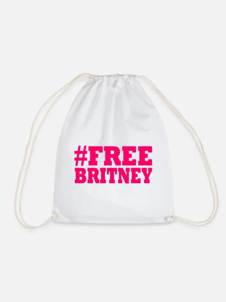 Free britney - Turnbeutel - Weiß
