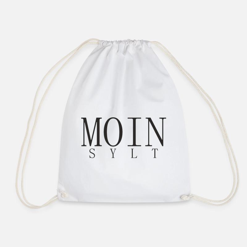 MOIN SYLT - Turnbeutel - Weiß