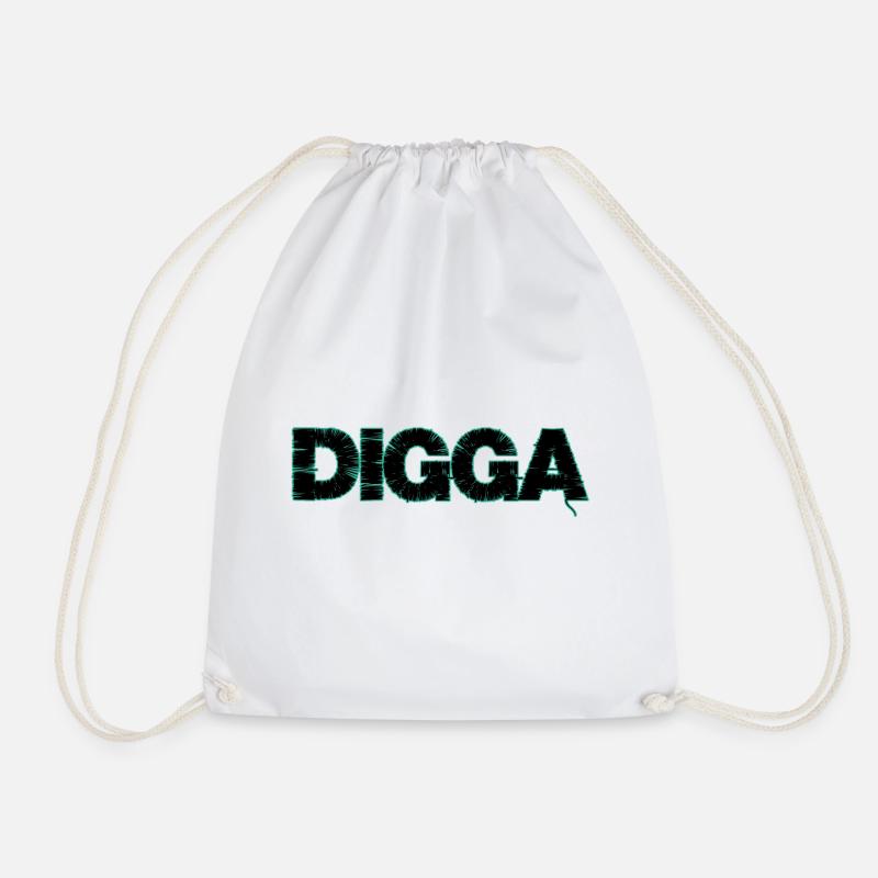 Digga - Turnbeutel - Weiß