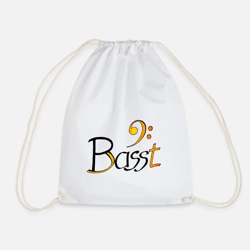 Basst - für Bässe - Turnbeutel - Weiß