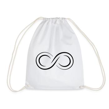 Infinite Tatta - Drawstring Bag - white - Front