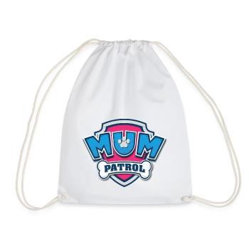 Paw Patrol Mum Patrol Mom - Drawstring Bag - white - Front
