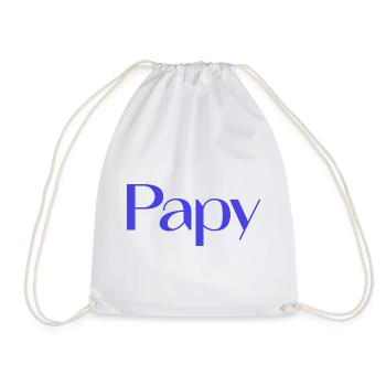 OPA. ALLES GUTE ZUM GEBURTSTAG, PAPA. PAPA. VATERTAG. VATER. - Turnbeutel - Weiß - Vorne