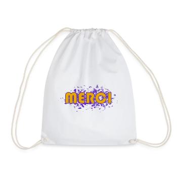 MERCI. MAÎTRESSE. MAÎTRE. MERCI MAÎTRESSE - Sac de sport léger - blanc - Devant