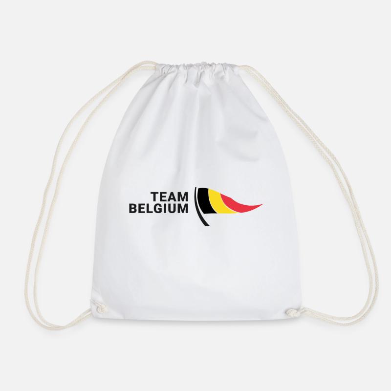 Team Belgium - Turnbeutel - Weiß