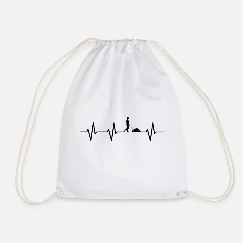 garden - Drawstring Bag - white