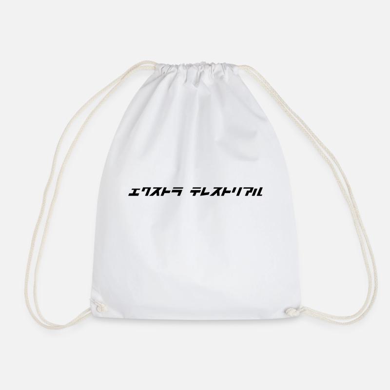Extra Terrestrial - Drawstring Bag - white