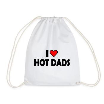 I love hot dads - Sac de sport léger - blanc - Devant