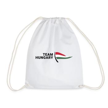 Team Hungary - Turnbeutel - Weiß - Vorne