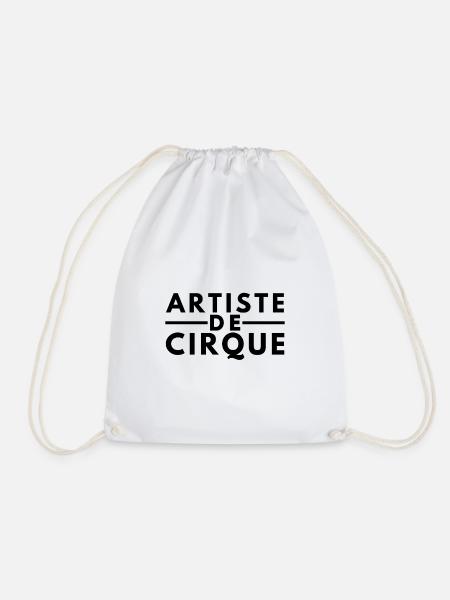 Artiste de cirque. t shirt cirque - Sac de sport léger - blanc
