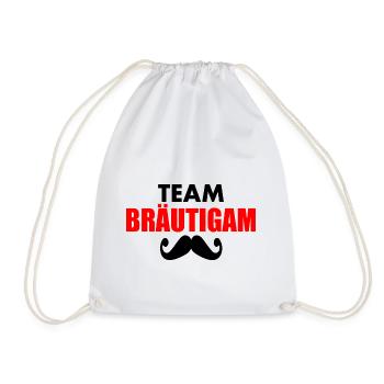 Team bräutigam - Turnbeutel - Weiß - Vorne